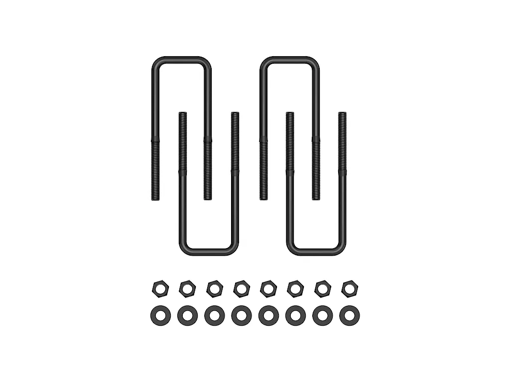 52050 – ICON Leaf Spring Axle U Bolt Kit, 8 Inch Length Set Of 4 Bolts/ 8 Nuts/ 8 Washers
